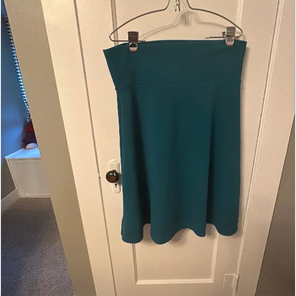 Green skirt